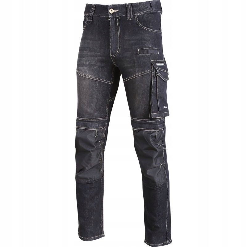 Spodnie jeansowe Lahti Pro L40517 Slim Fit czarne XL