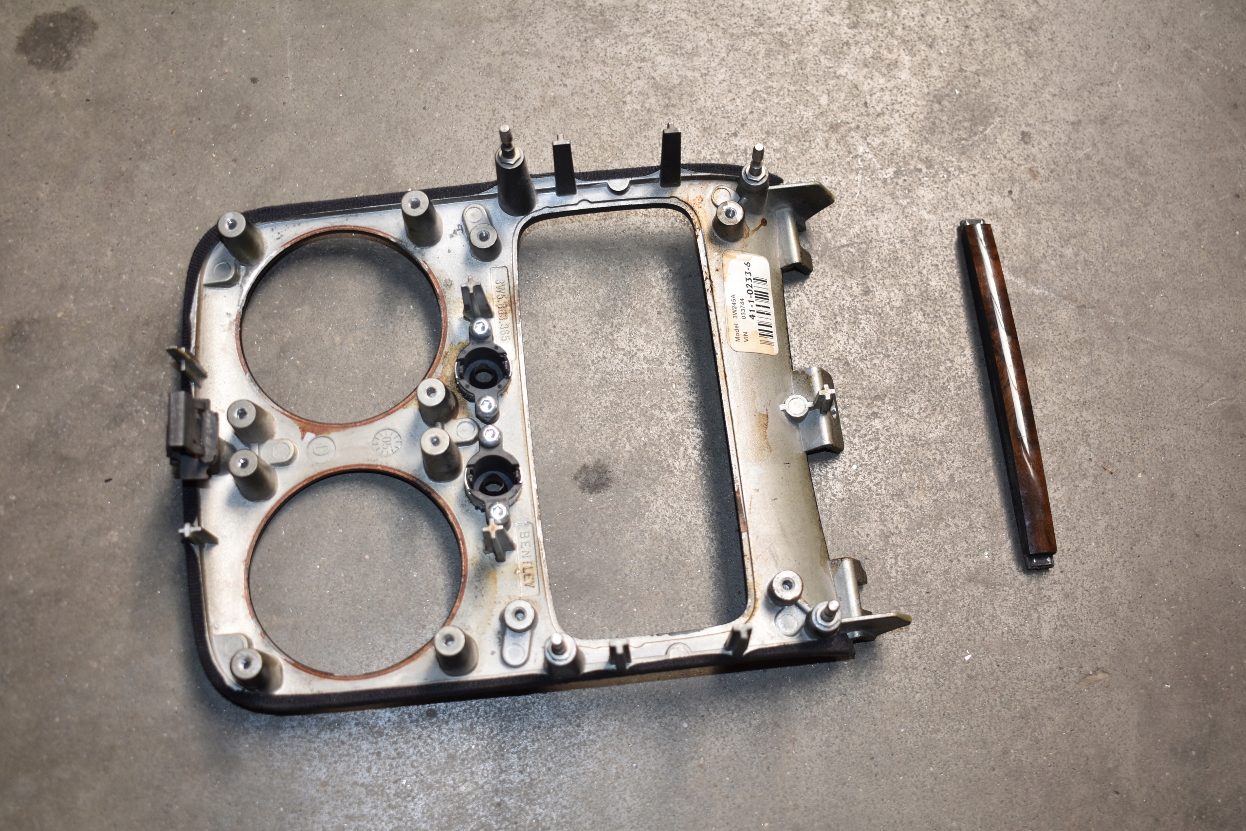 DECOR frame TUNEL rear part rear BENTLEY FLYING SPUR 1