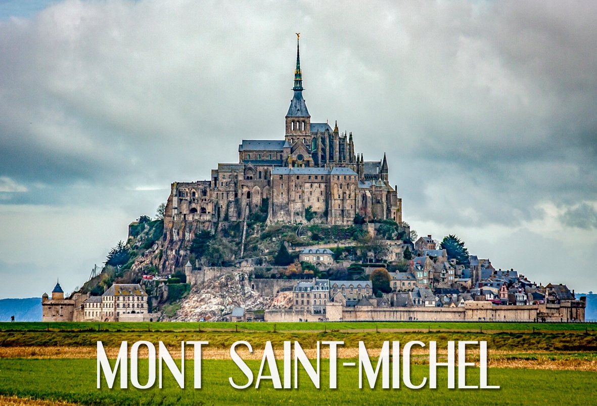 

Mont Saint-michael Katedra Magnes na lodówkę