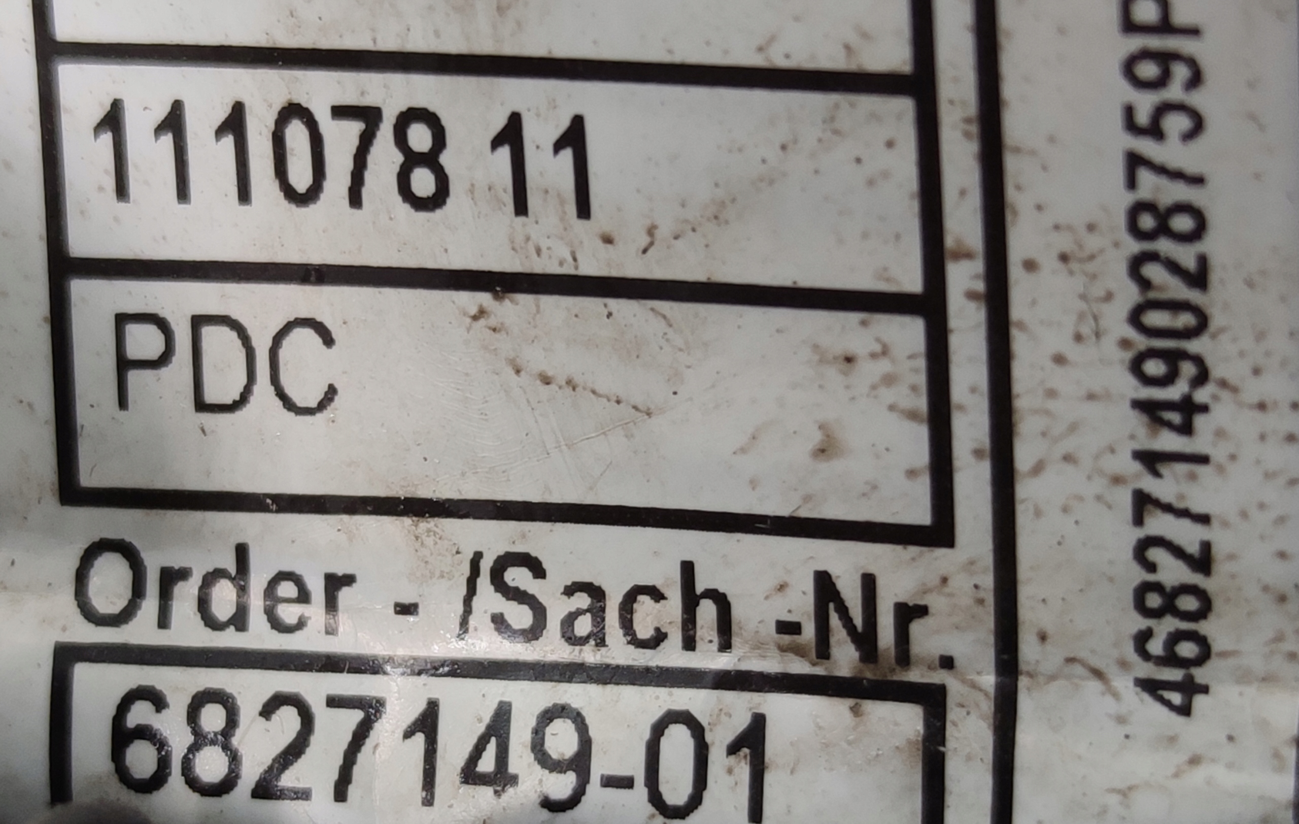CABLAGGIO PARAURTI POSTERIORE PDC BMW 5 G31 6827149 6827148