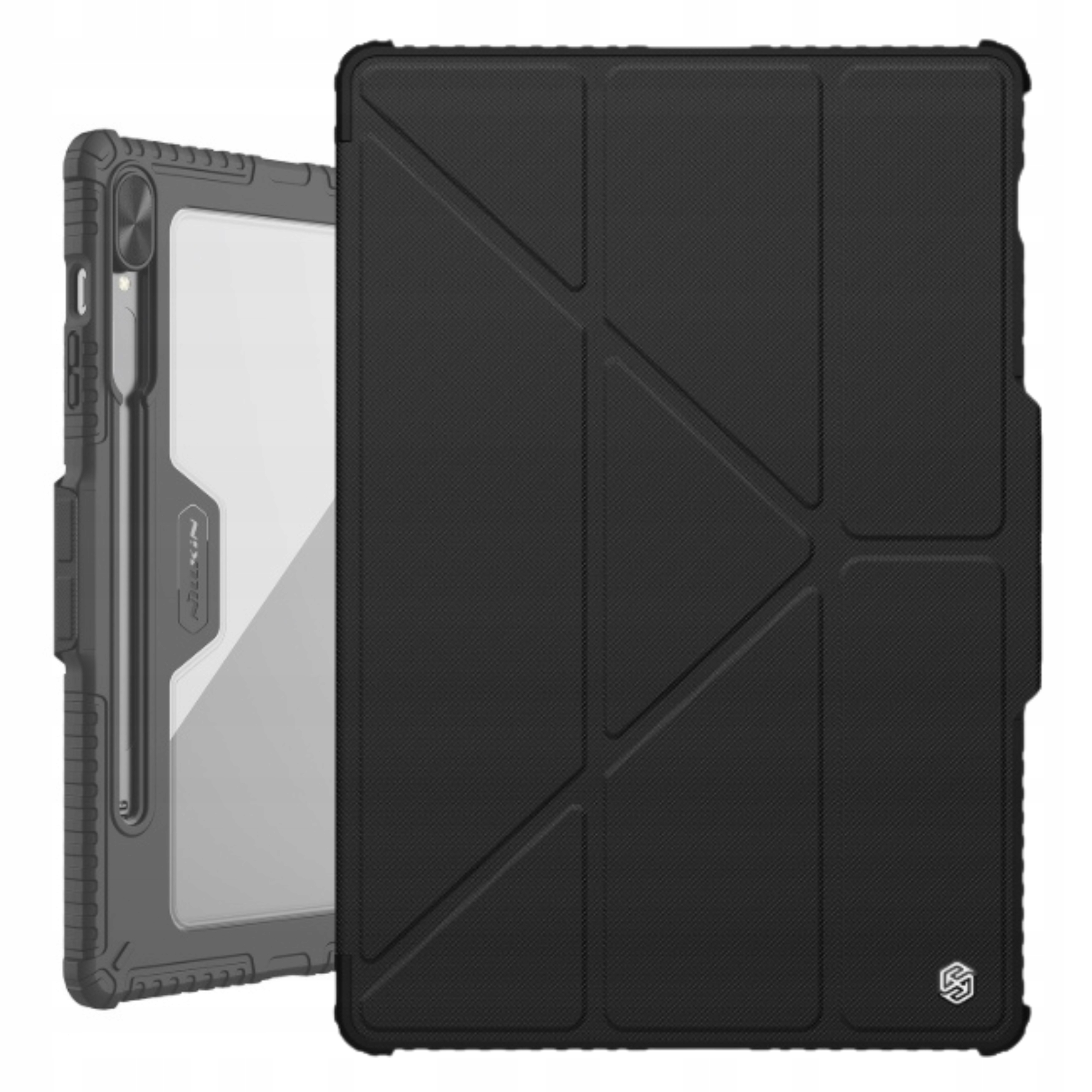 Pouzdro Pro Samsung Galaxy Tab S9+ Case Nillkin Laether Pro Kožené Černé