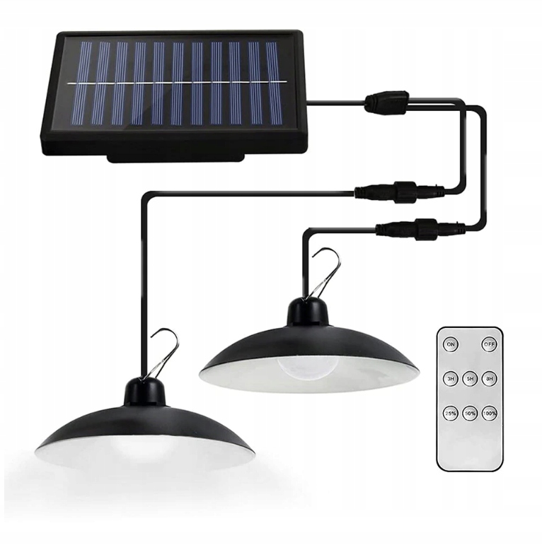 

Zestaw 2x Żyrandol Wisząca Lampa Solarna Led Pilot