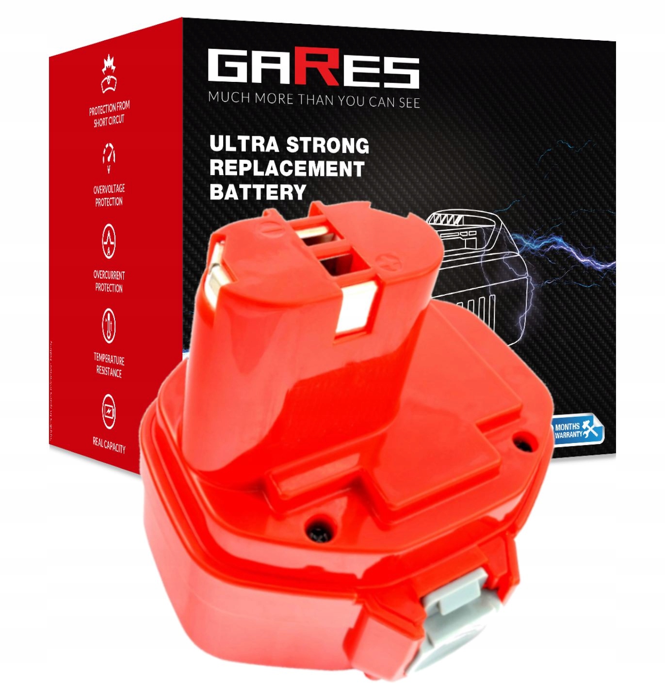 Akumulátor pro Makita JR140DWD 1051DWA 192600-1 14,4V 3Ah