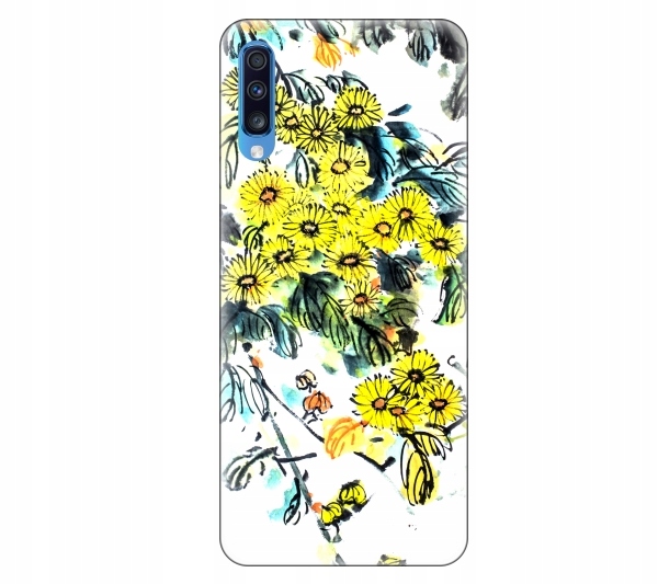 

Etui na telefon Samsung Galaxy A70 Kwiaty floral