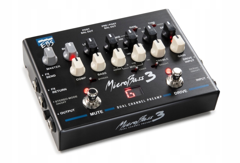 Multiefekt pro bas Ebs MicroBass III Preamp basový