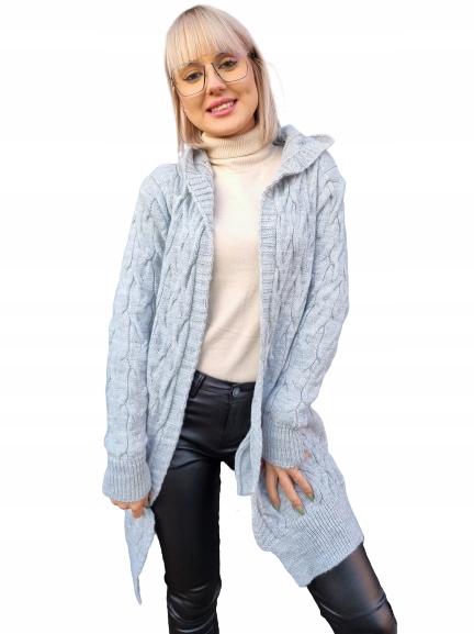 KARDIGAN Z KAPTUREM I KIESZENIAMI KOLORY !! HIT