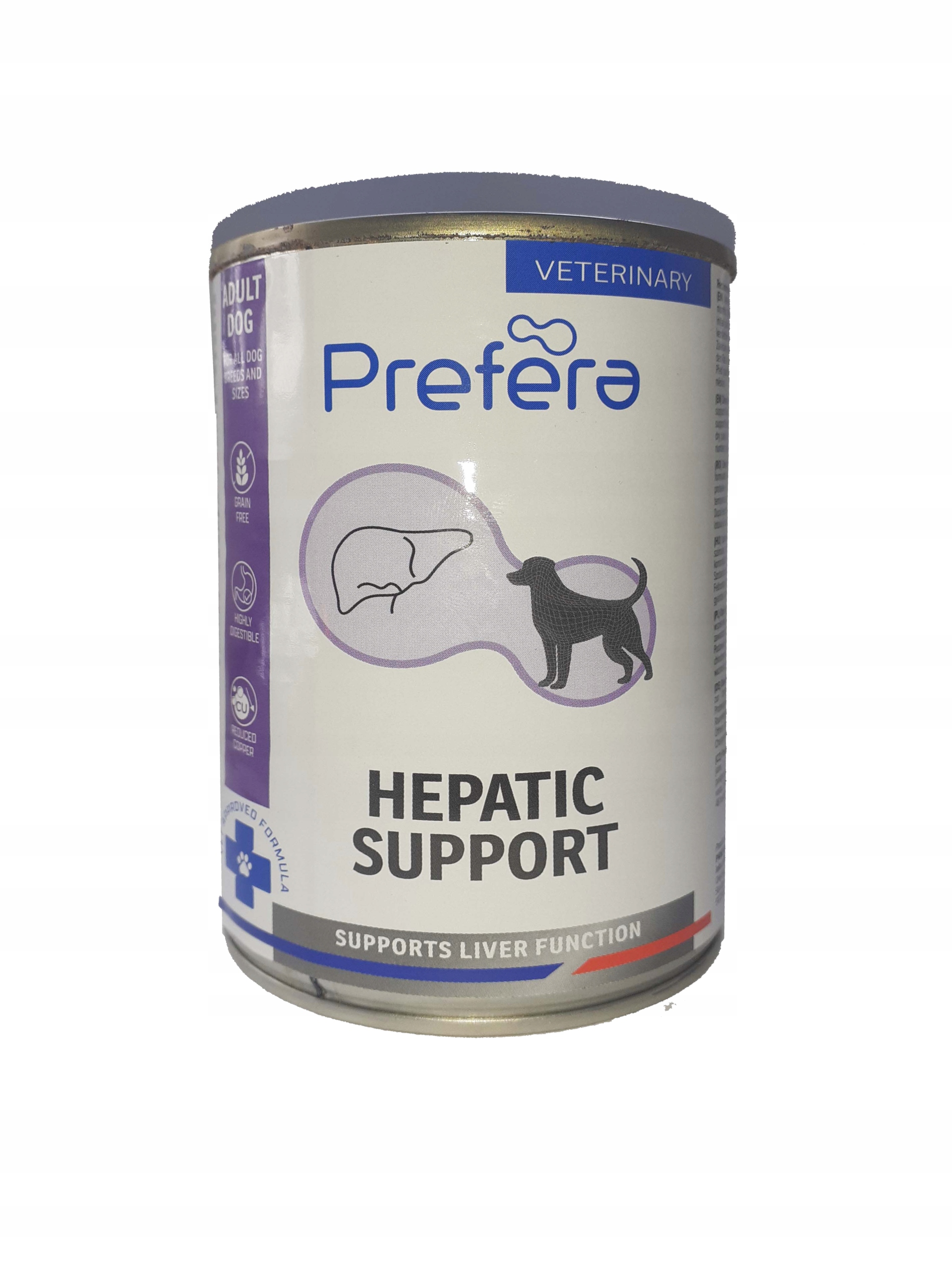 Prefera Karma dla Psa Linia Veterinary Hepatic Support 400 g