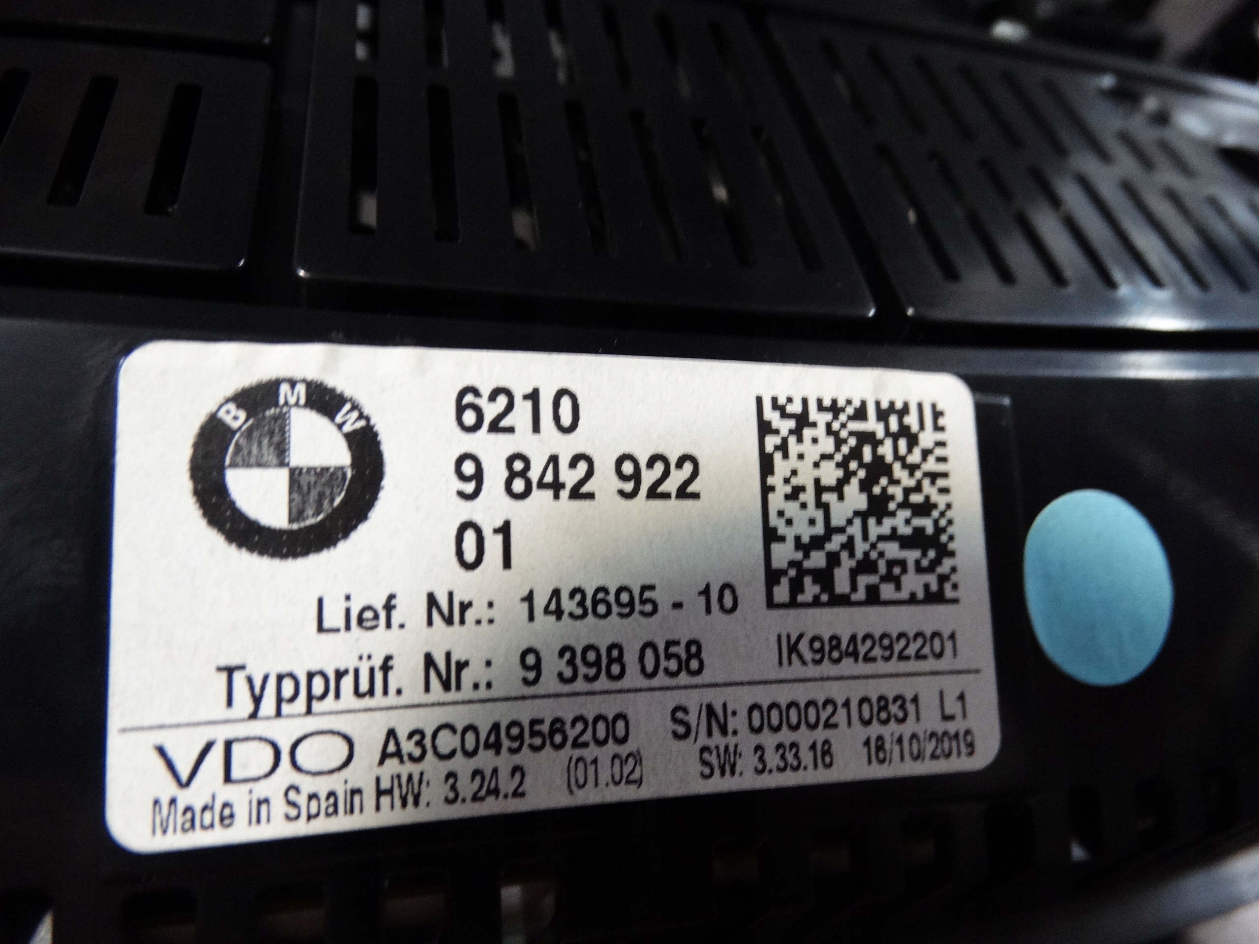 IDEALNY dials dials LCD BMW G01 G02 G20 1