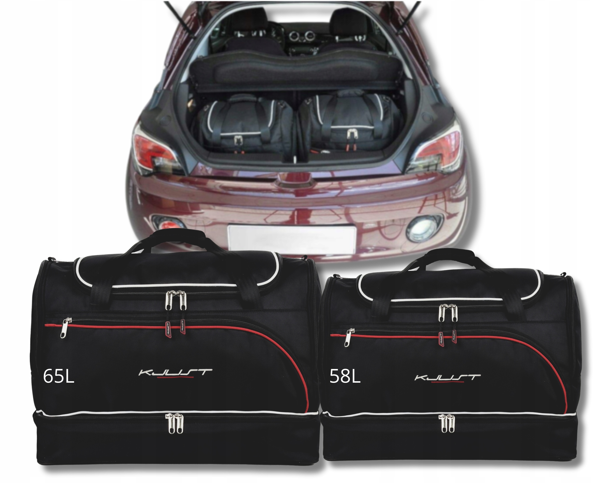 Cestovná Taška Do Kufra Opel Adam 2012-2019 2 ks