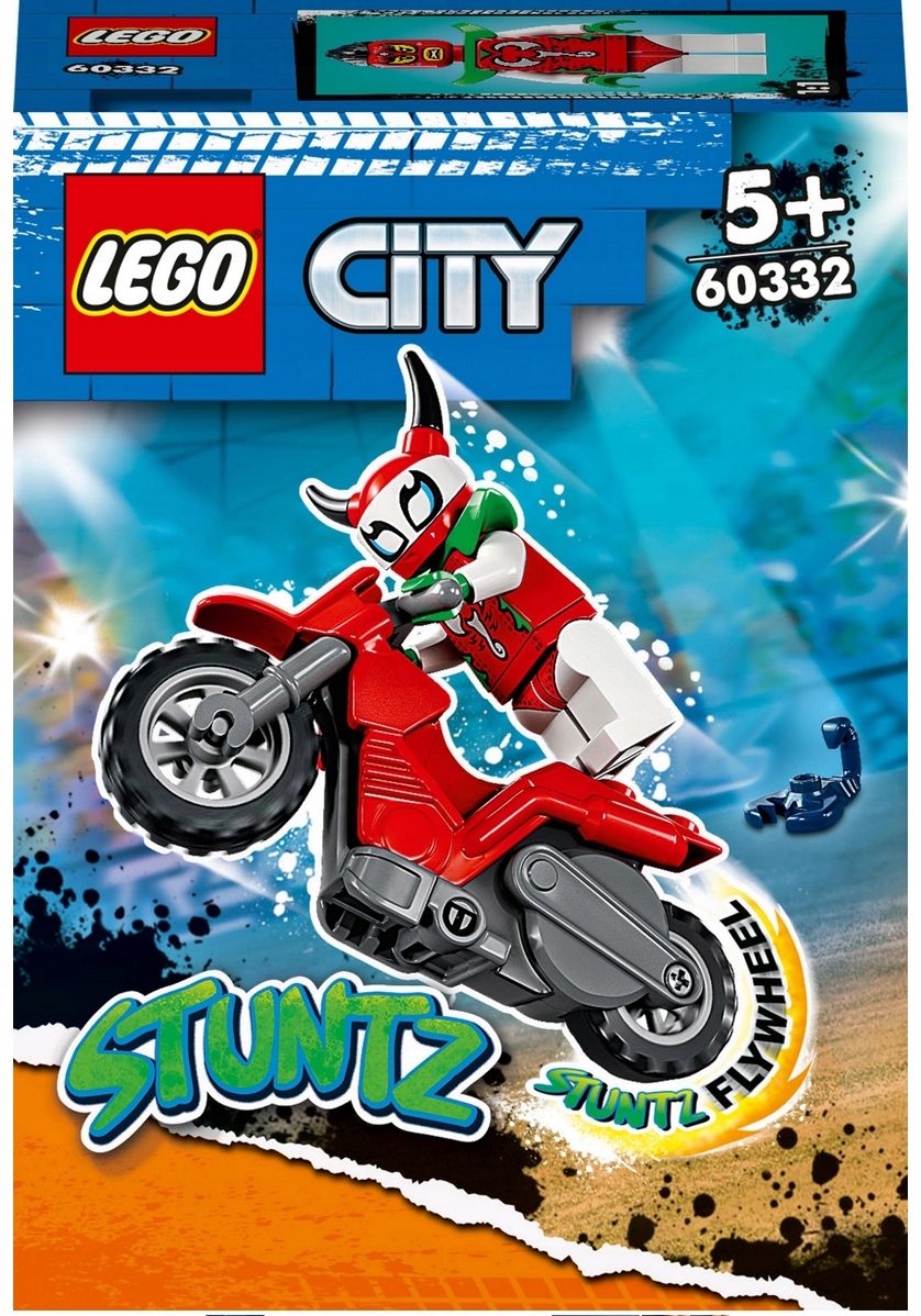 Lego City Stuntz 60332 Motocykl Kaskaderski Brawurowego Skorpiona