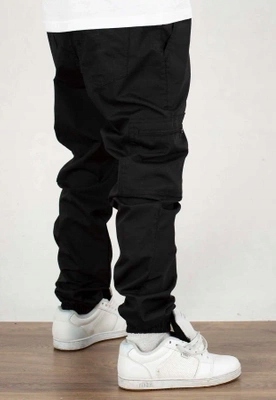 Kalhoty Jigga Wear Crown Ripstop Cargo černé