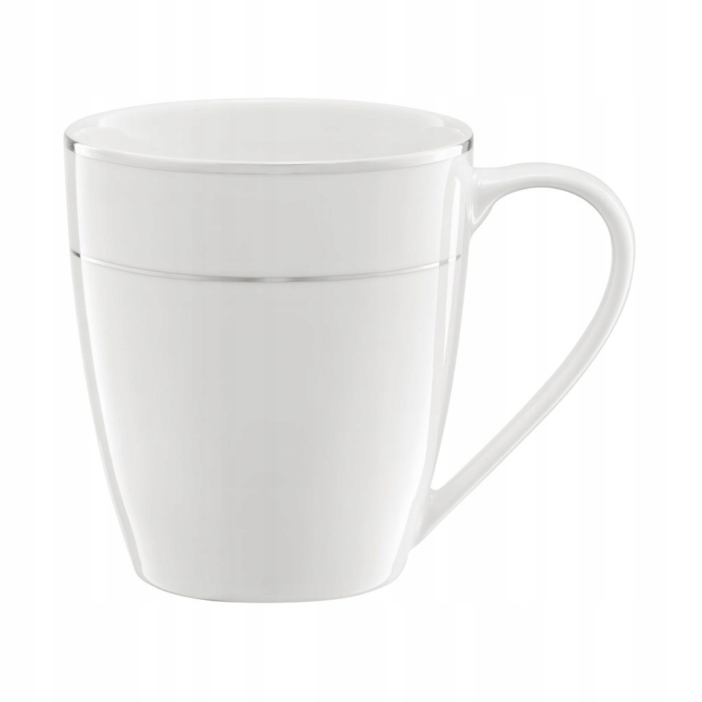 

Ambition Aura Silver Kubek 360 ML Porcelana Biała