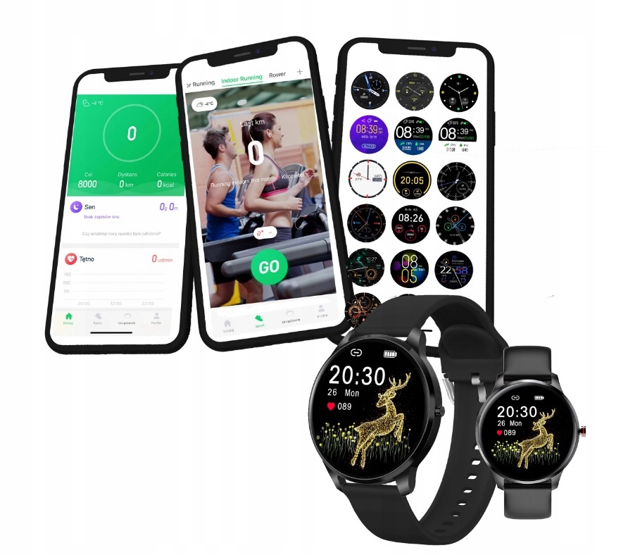 Smartwatch męski LW29 ANDROID APPLE Rodzaj smartwatch