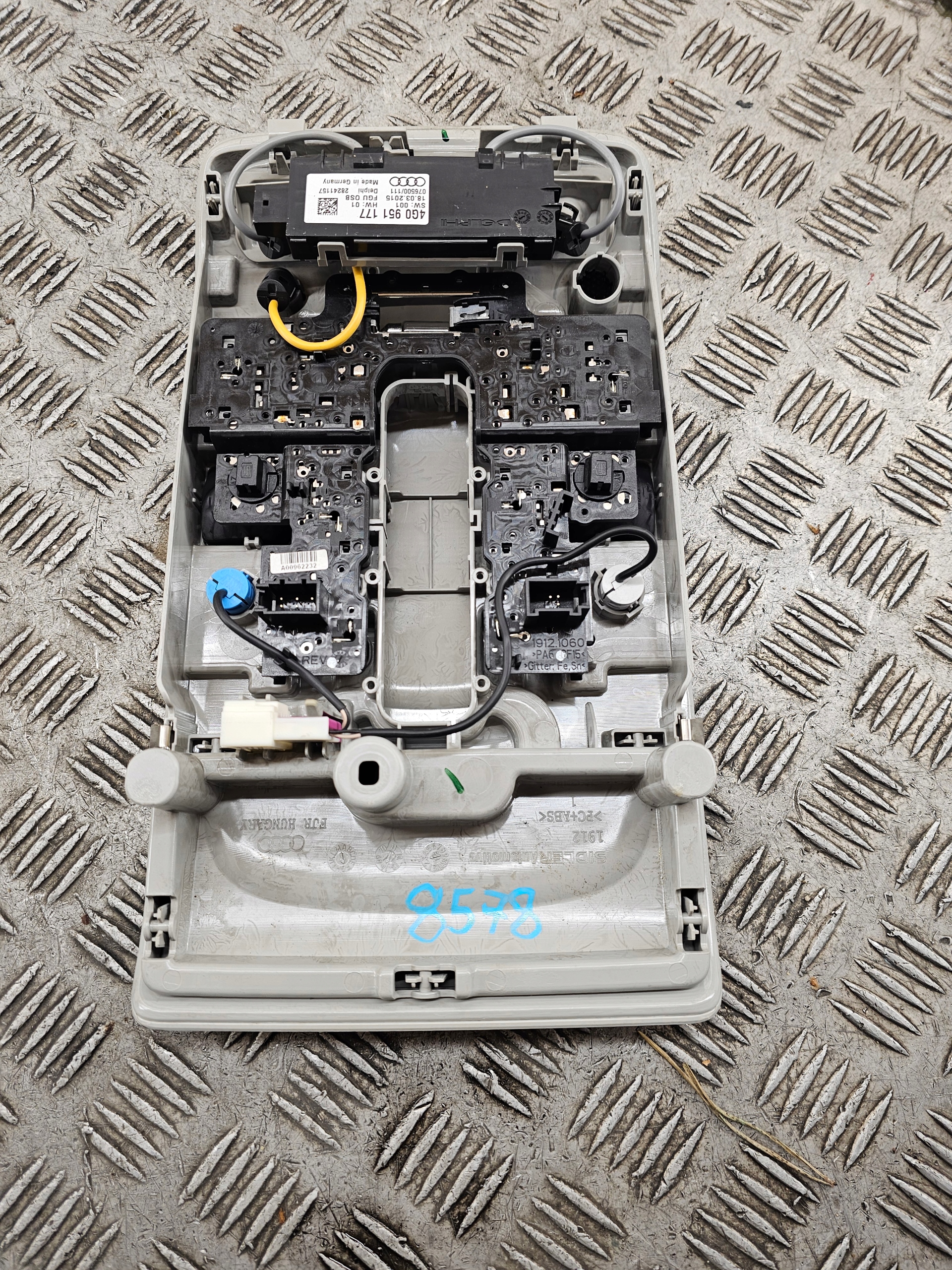 light of the roof light switch AUDI A6 C7 A7 4G0951177A