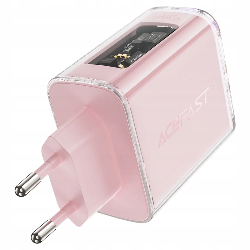 Acefast ładowarka GaN 65W 3 porty (1xUSB, 2xUSB C) zielona (A45)