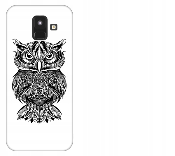 

Etui pokrowiec Samsung Galaxy A6 2018 Sowa