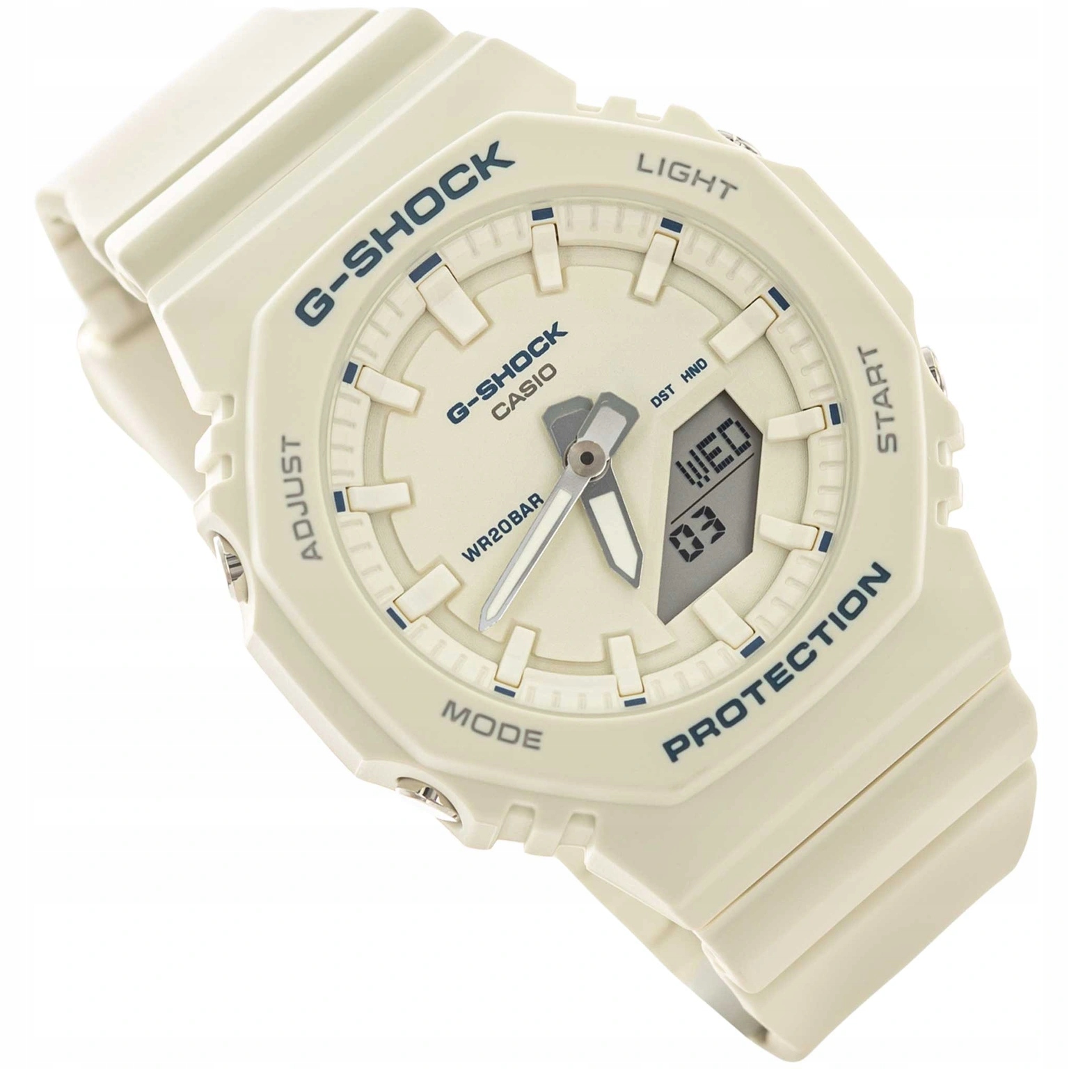 Dámské Hodinky Casio GMA-P2100BA-7AER G-shock Bílé S Páskem 200 M