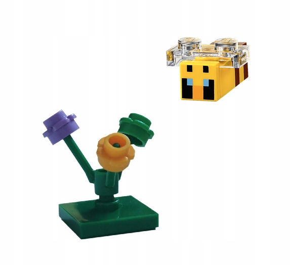 LEGO MINECRAFT PRZYJAZNA PSZCZOŁA KWIATY minebee