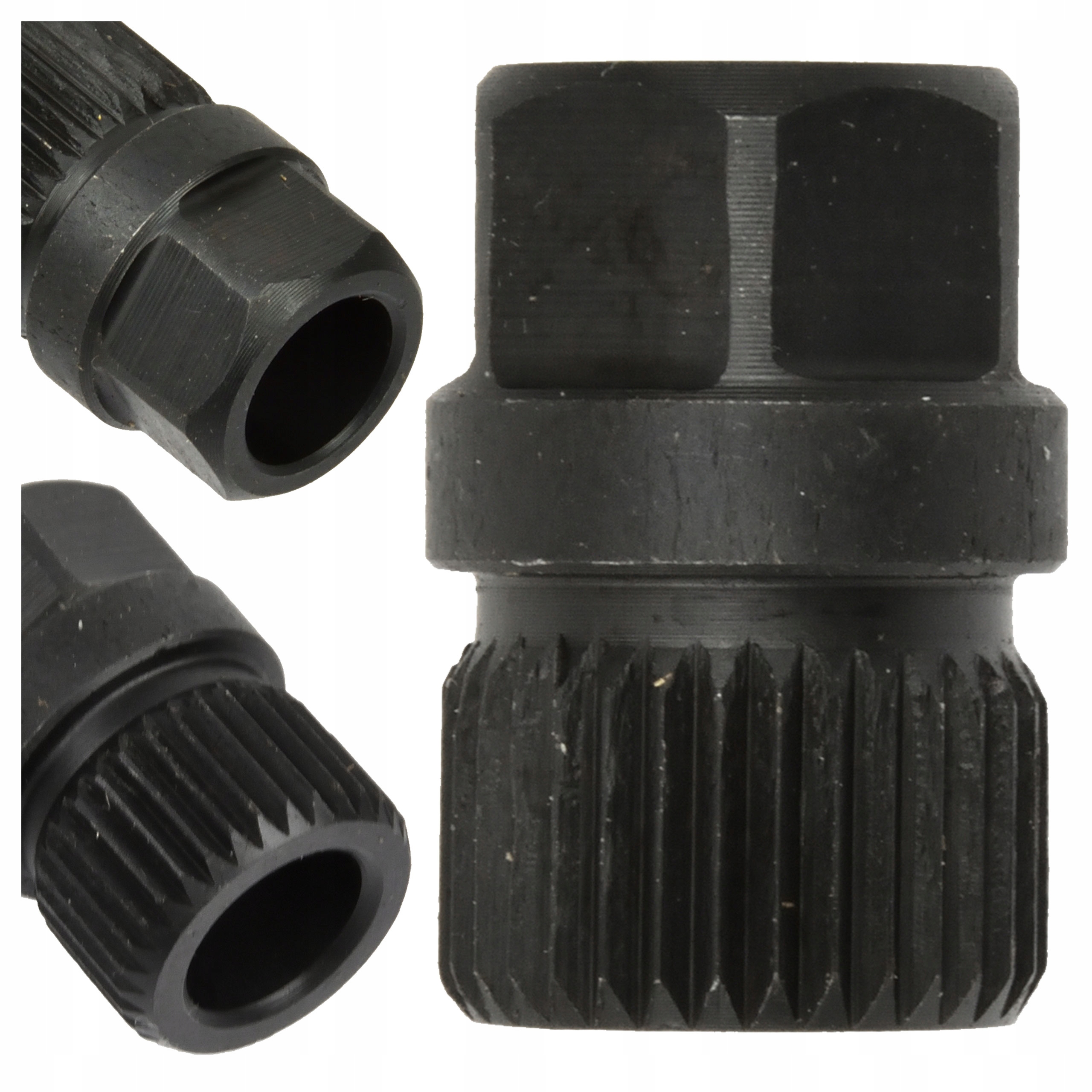 Klucz sprzęgiełka alternatora 6-kąt 17 mm 33z 30 mm dł. Geko G02782