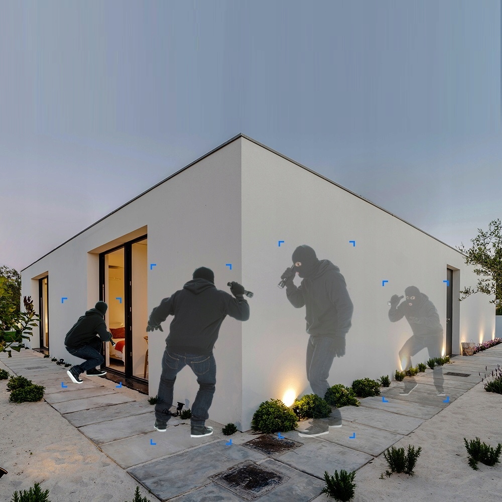 KAMERA PODWÓJNA ZEWNĘTRZNA OBROTOWA 4MPX TUYA Marka Inna