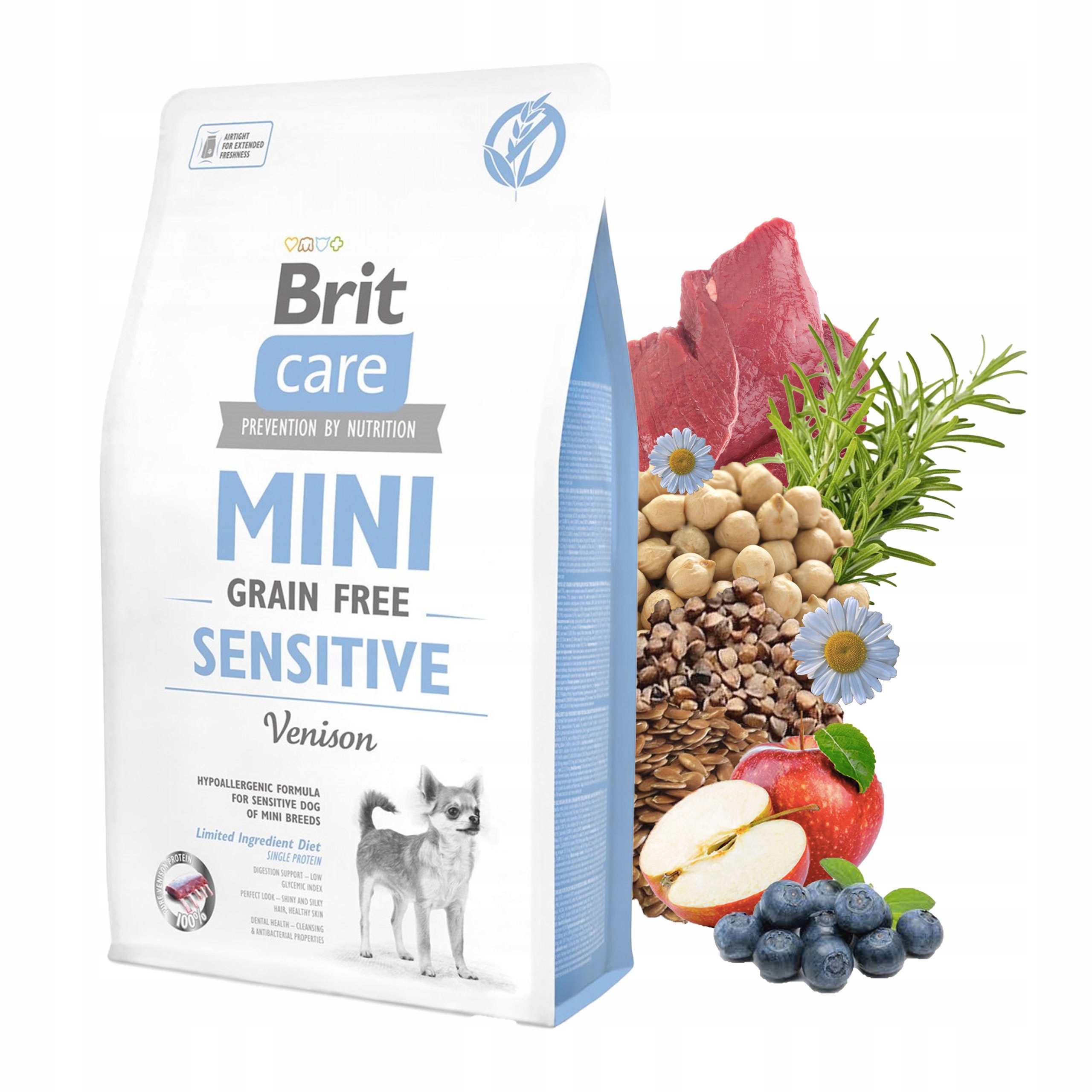 Brit Care Mini Grain Free Sensitive 2 kg sucha karma dla małych psów
