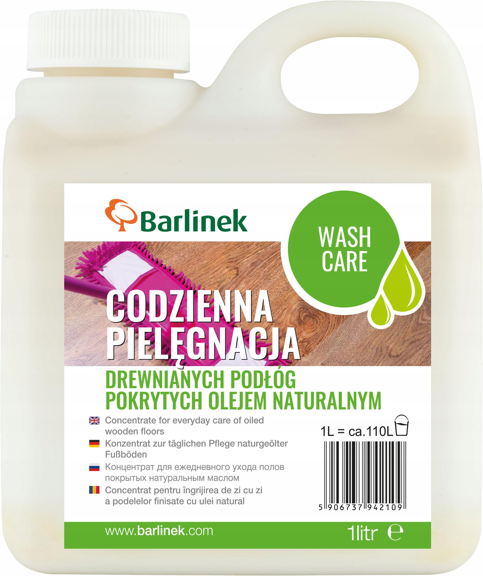 Barlinek Wash Care 1L – pro olejované podlahy