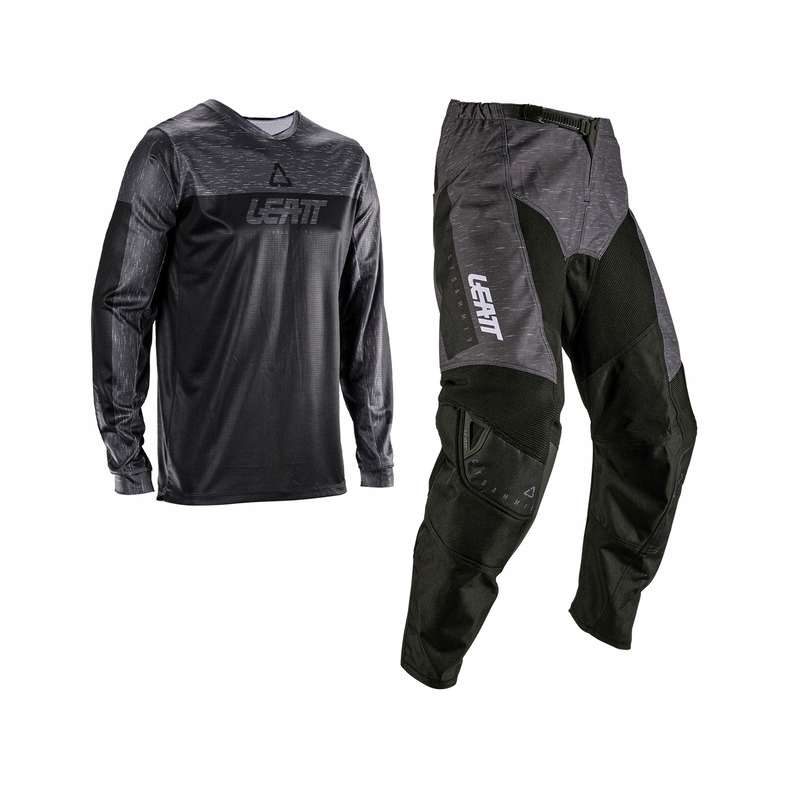 Offroadové Oblečenie Mikina A Nohavice Junior Leatt Ride Kit 3.5 Stealth Black Gr