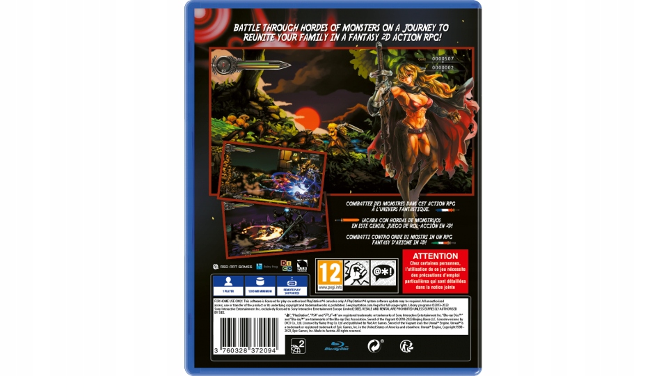 Sword Of The Vagrant / PS4 / Limited / NOWA / FOLIA Tematyka role playing (RPG)