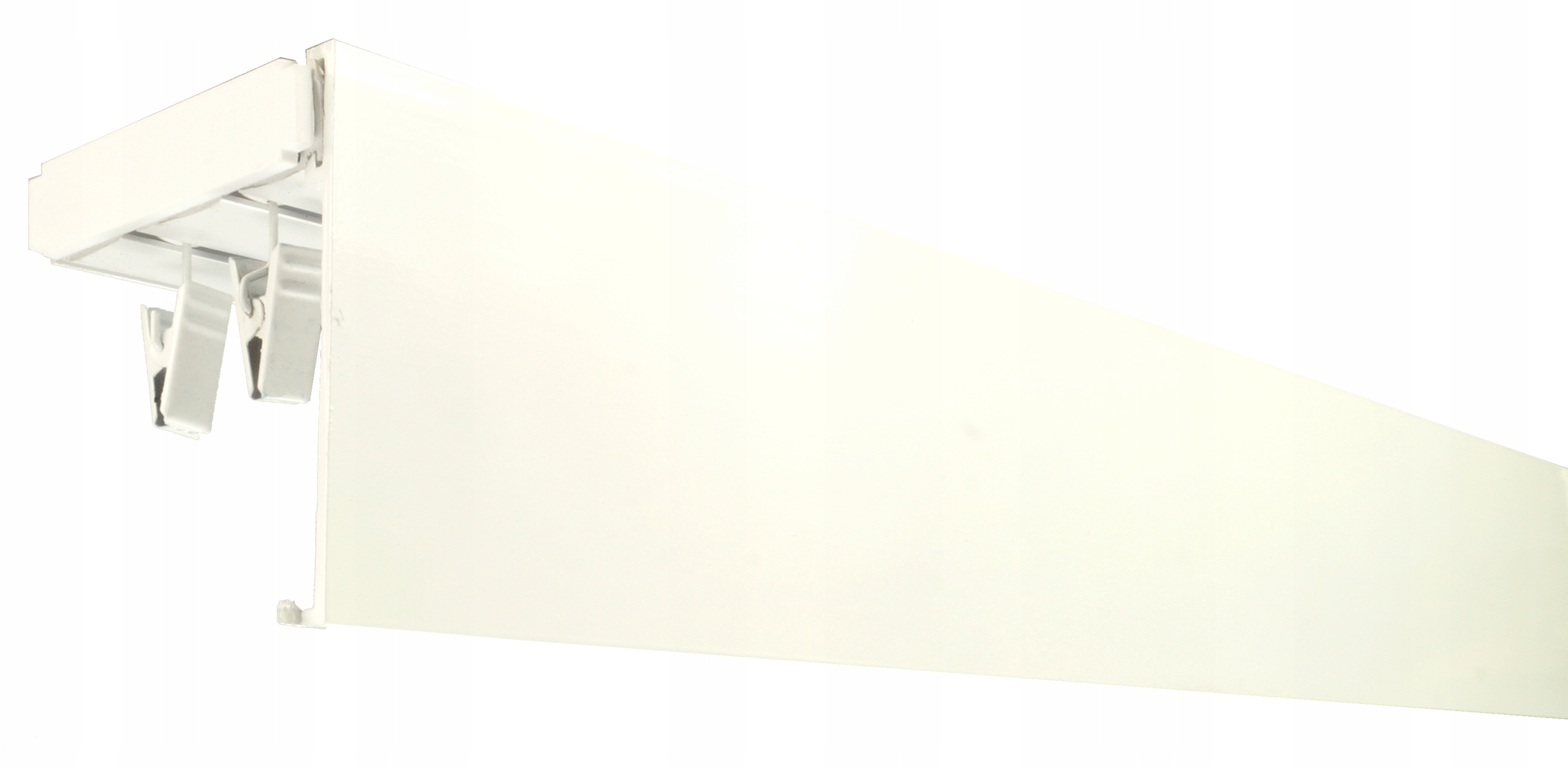 SZYNA SUFITOWA PCV II OSŁONA ALUMINIUM 8 cm 370cm Materiał wykonania plastik