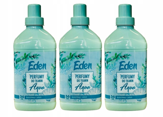 Levně 3 x Parfém na textil tekutý Eden Aqua 720ml