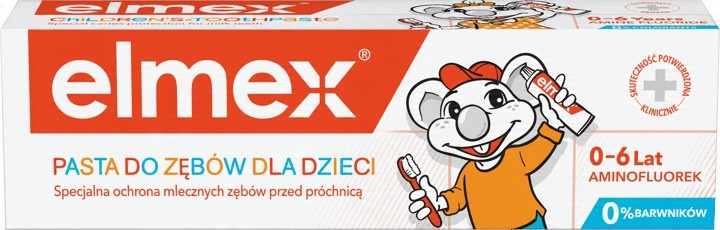 

Elmex Pasta do Zębów Dla Dzieci 0-6Lat 50ml