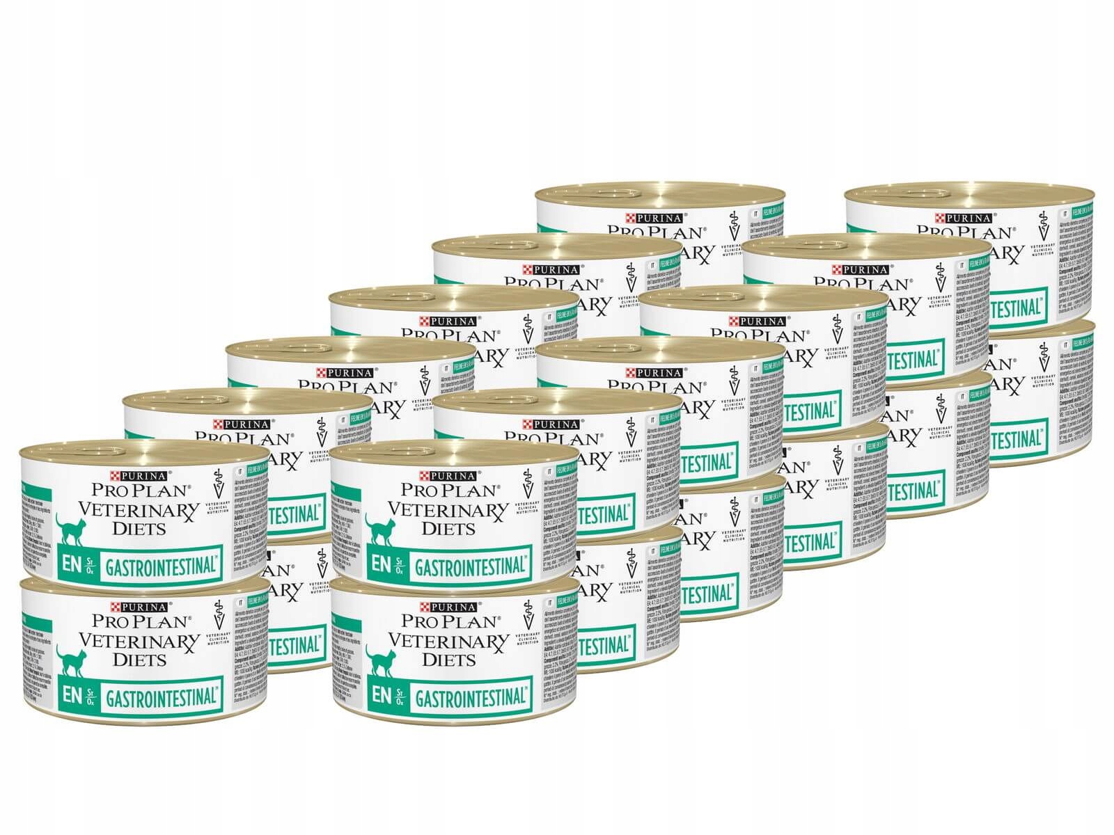 Levně Mokré krmivo pro kočky při střevních problémech Purina Pro Plan VD En 24x195g