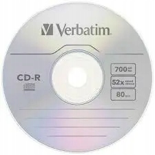 

Cd-r Verbatim 700MB luzem