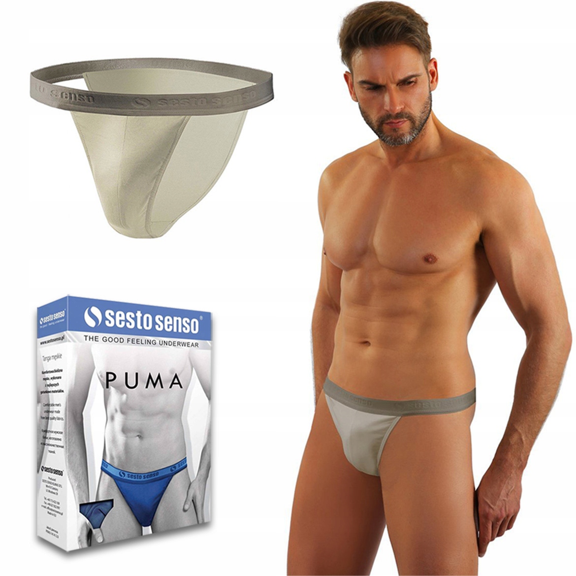 

Sesto Senso Puma slipy męskie tanga - M