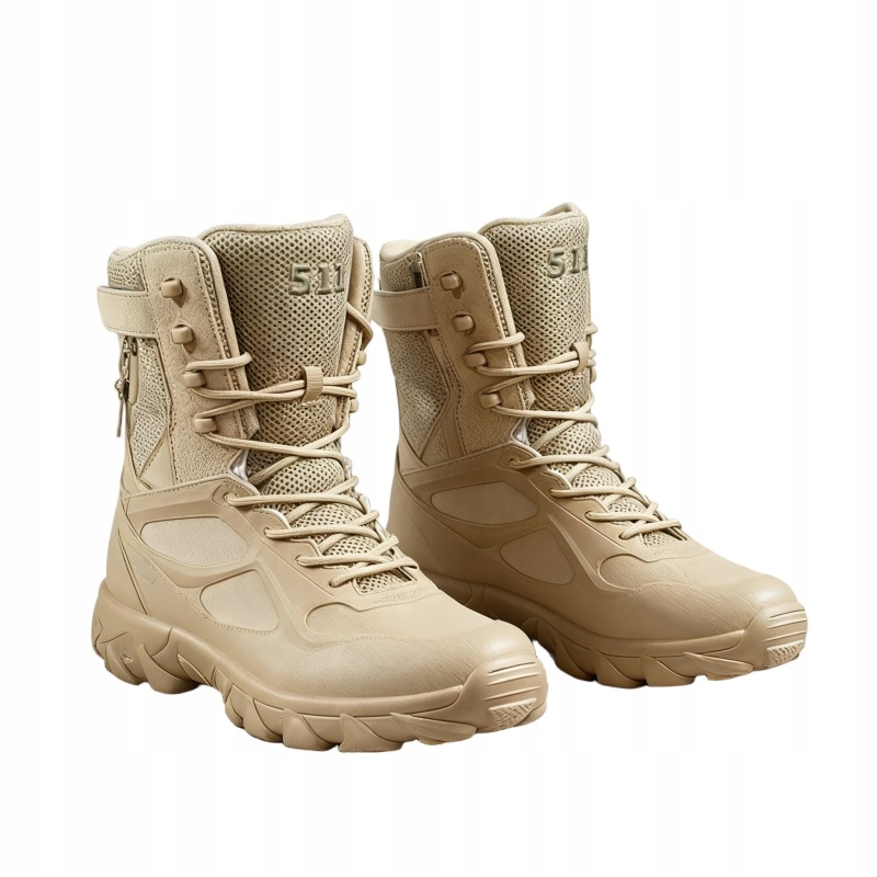 Taktické Vojenské, Voděodolné Trekové Kožené Boty