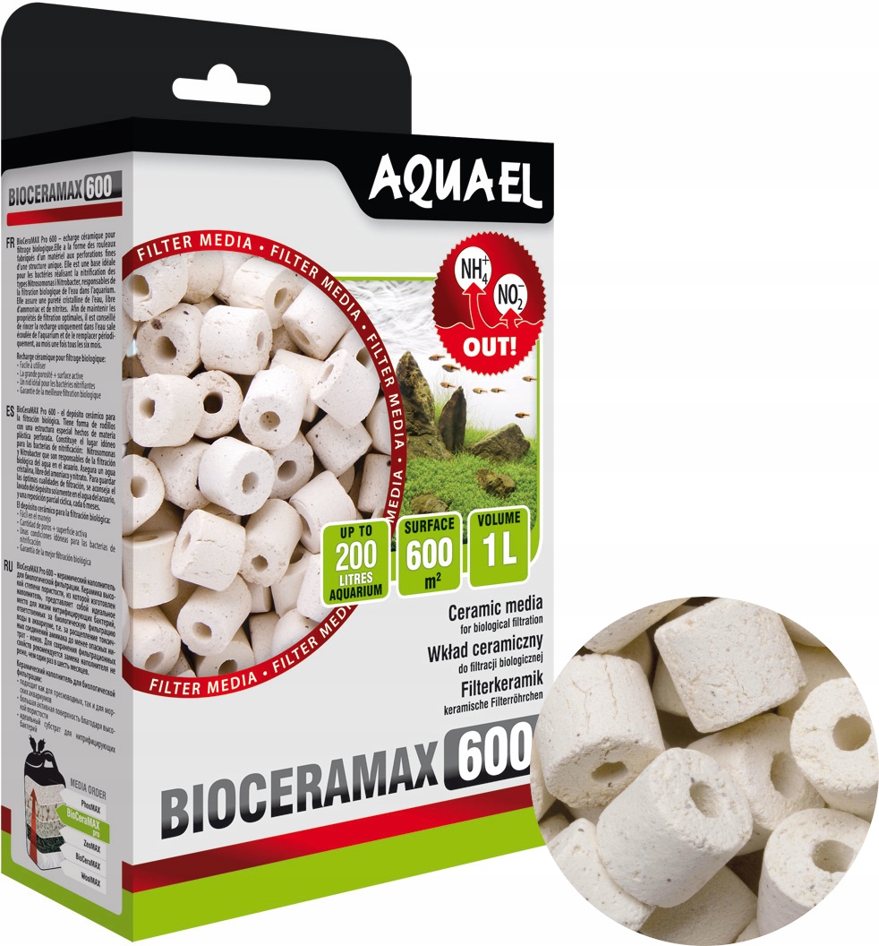 

Aquael Bioceramax 600 Wkład Filtracyjny Ceramika