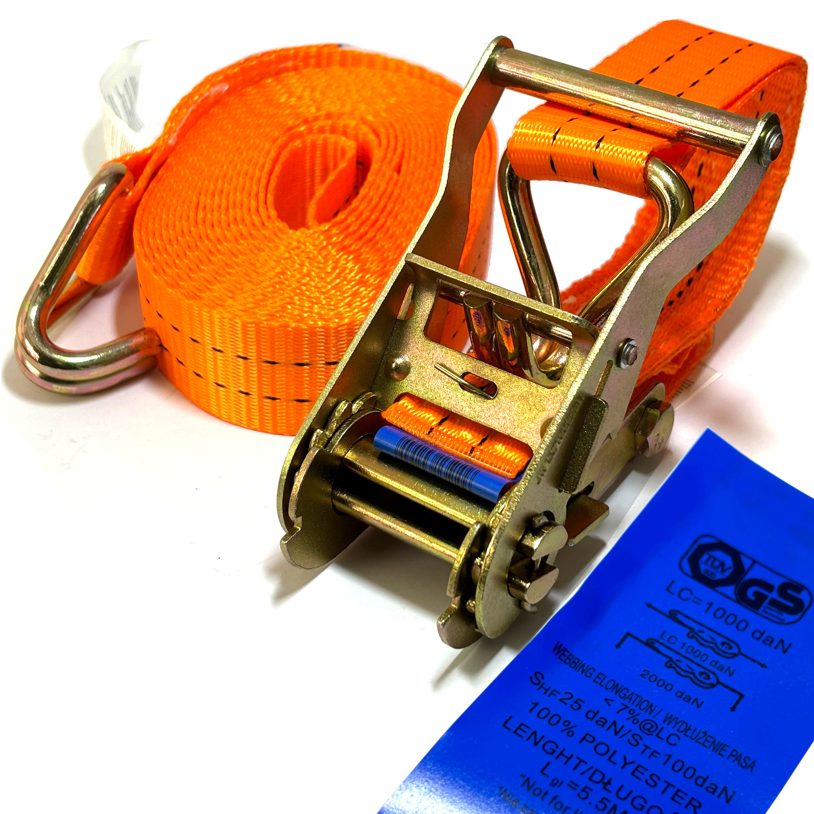 Pas Transportowy 6M 35MM 2T pasy transportowe mocujące Komplet napinacz Tp,