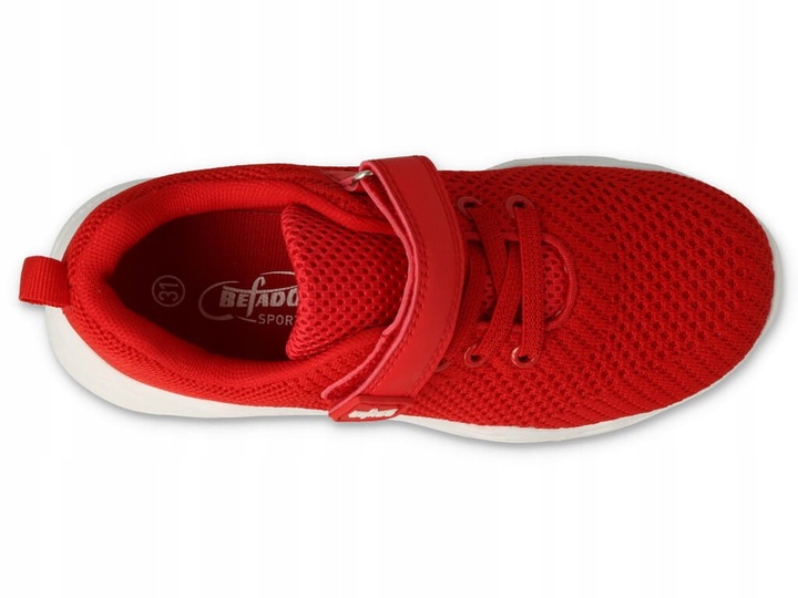 BEFADO ADIDASY CHŁOPIĘCE BUTY DZIECIĘCE SPORTOWE LEKKIE TRAMPKI POLSKIE 31 Kolor czerwony