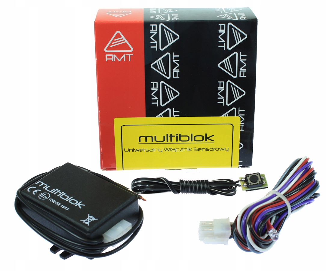 Blokada zapłonu sensorowa odcięcie Multiblok +przycisk autoryzacji z kablem