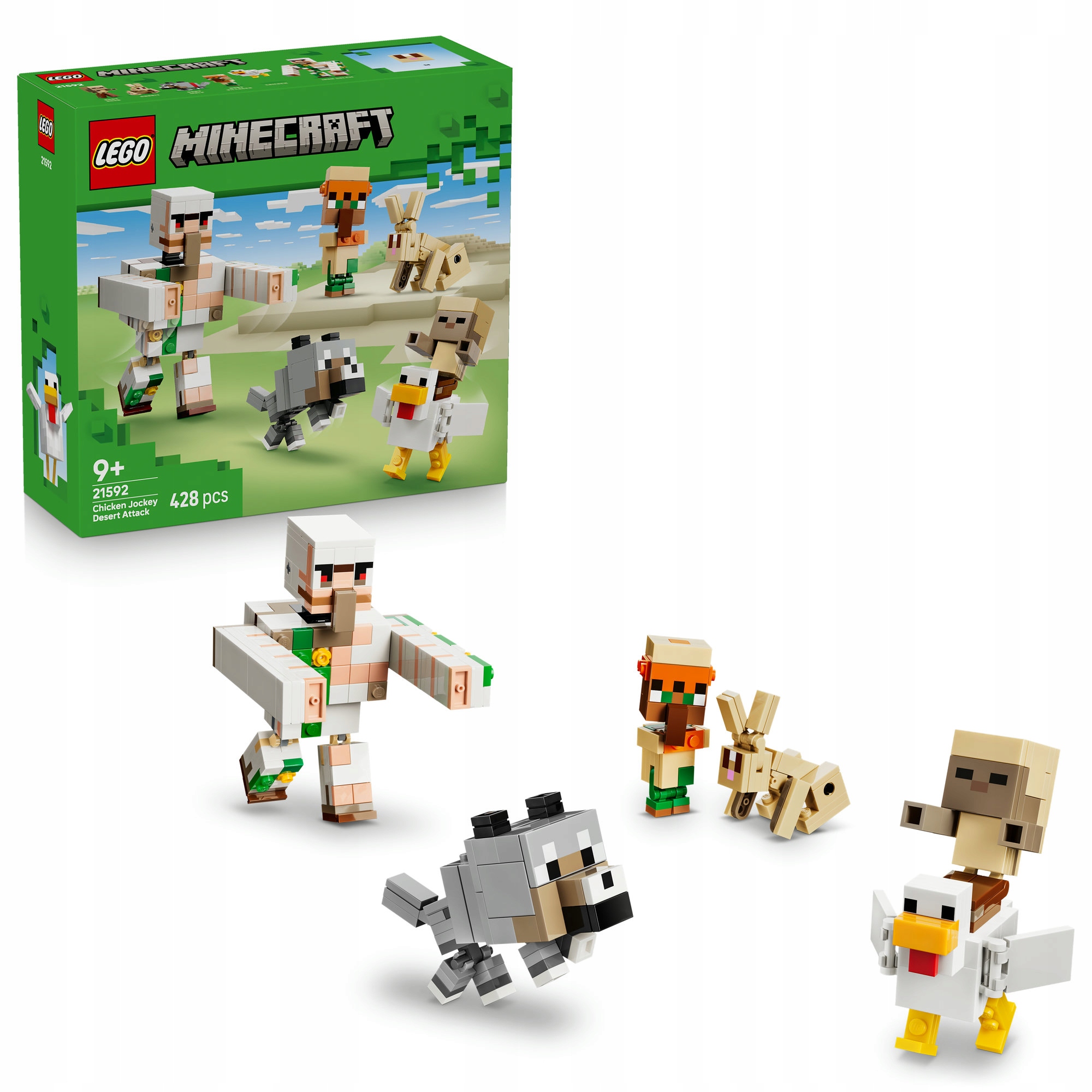 Lego 21592 Minecraft – Útok kurzeho jezdce na poušti