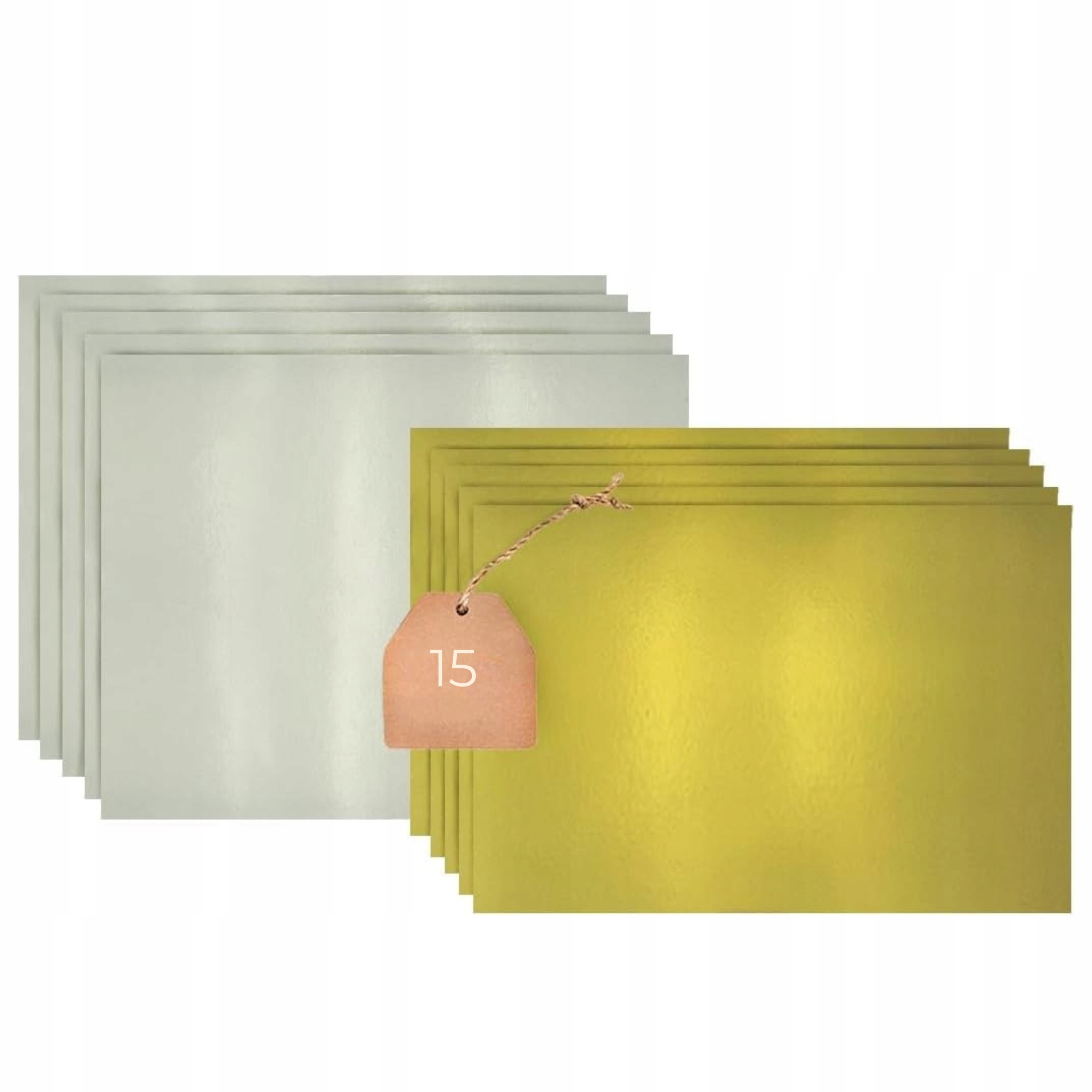 Levně Podklad pod dort koláč uzeniny 40x60 cm silný oboustranný zlato stříbro