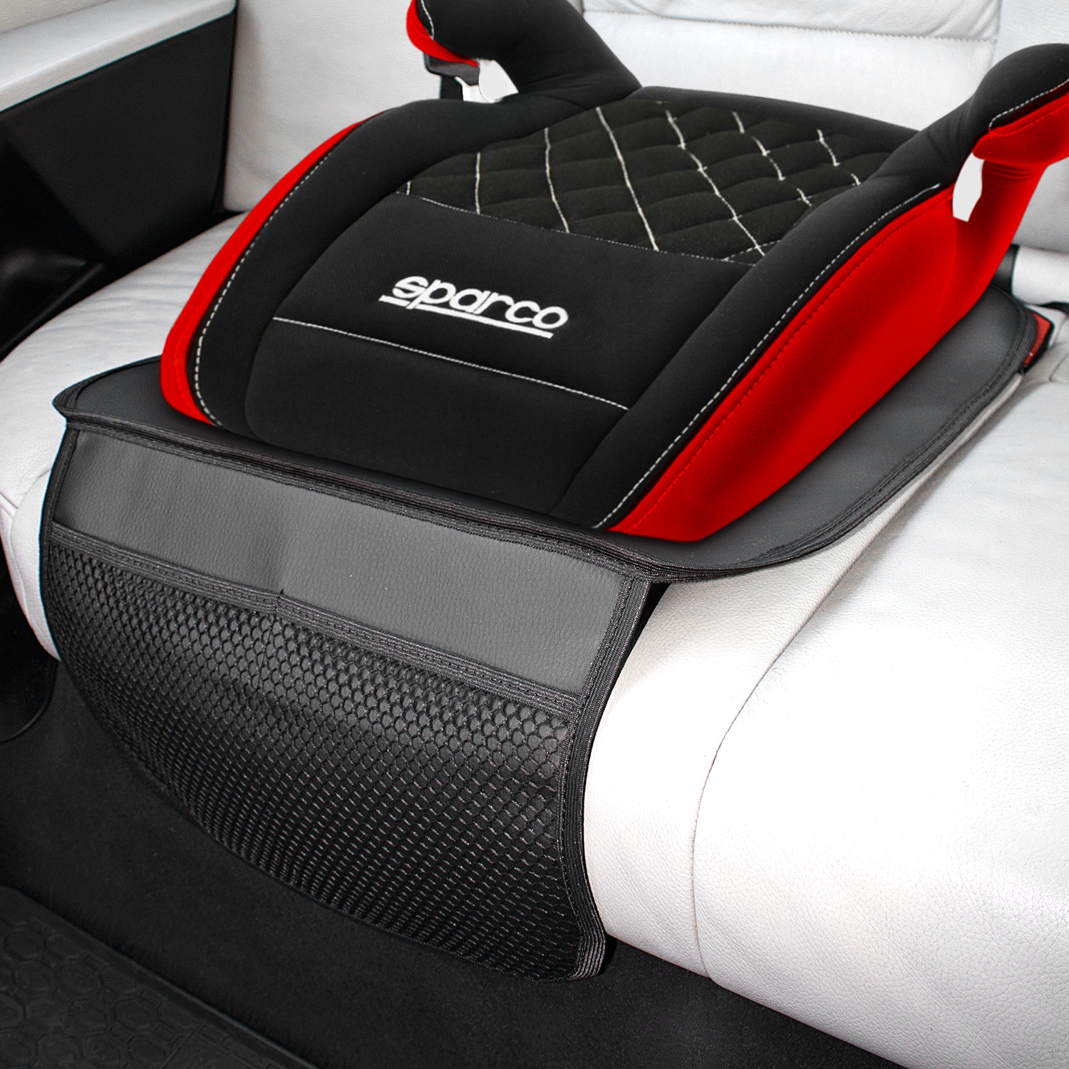 MATA OCHRONNA POD FOTELIK SAMOCHODOWY OSŁONA FOTELA DUŻA WODOODPORNA SKÓRA Stan opakowania oryginalne