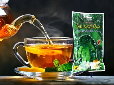 Levně Vietnamský čaj z hořkého melounu Vinh Tien Gohyah Tea Bitter Gourd 80 g