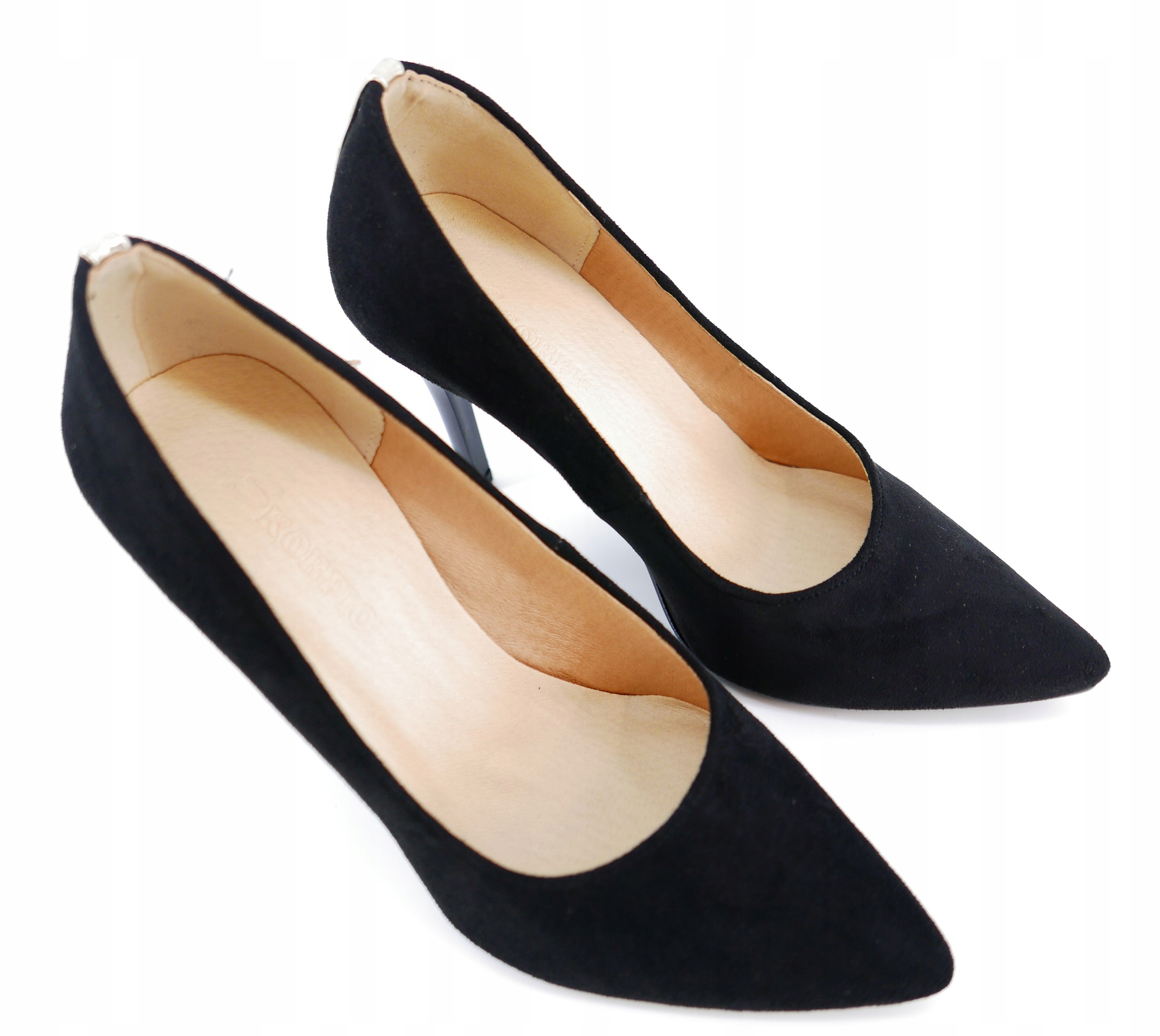 SKORPIO POLSKIE SZPILKI DAMSKIE CZARNE ZAMSZ R38 Marka Skorpio