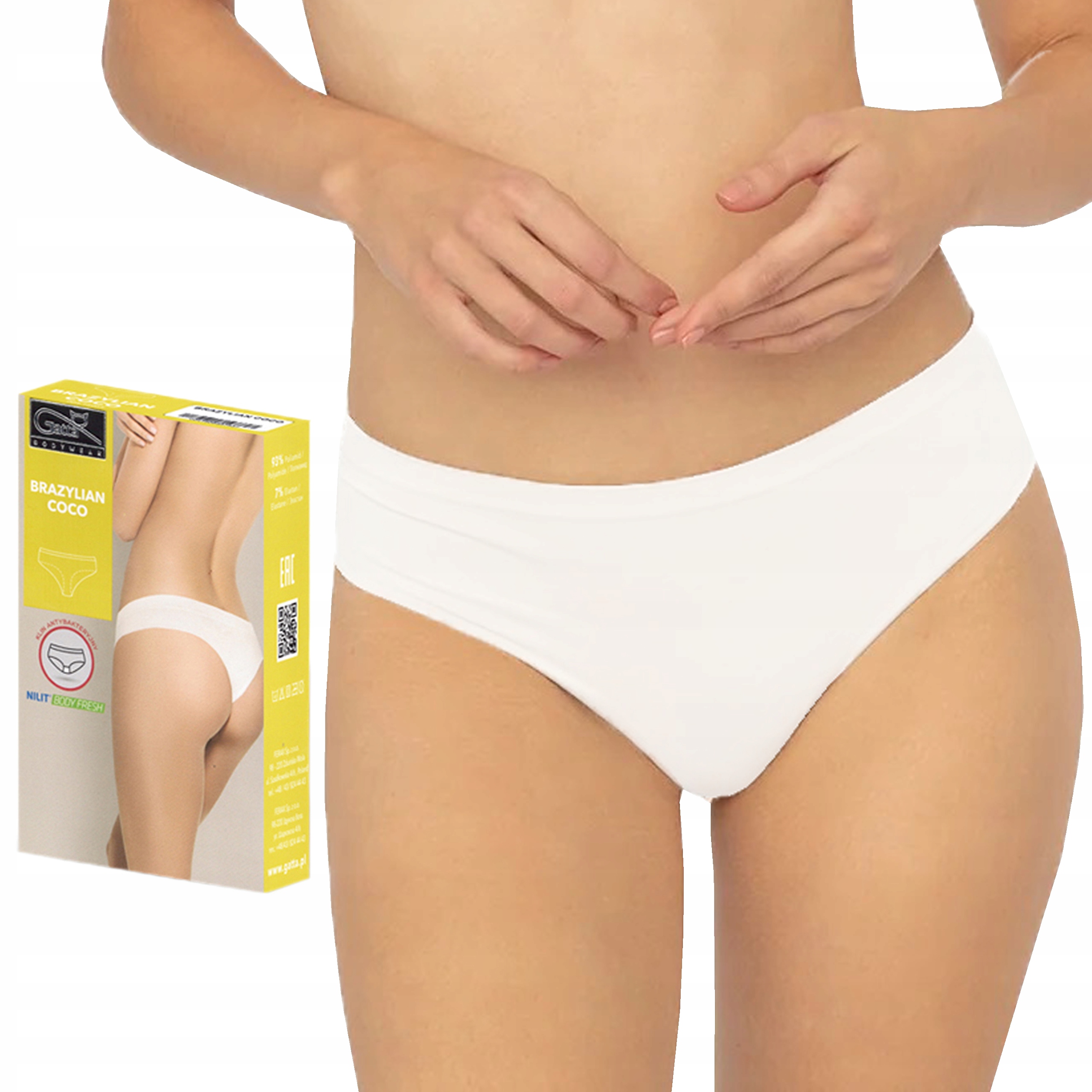 

Brazylian Coco Gatta Figi 41606S białe M