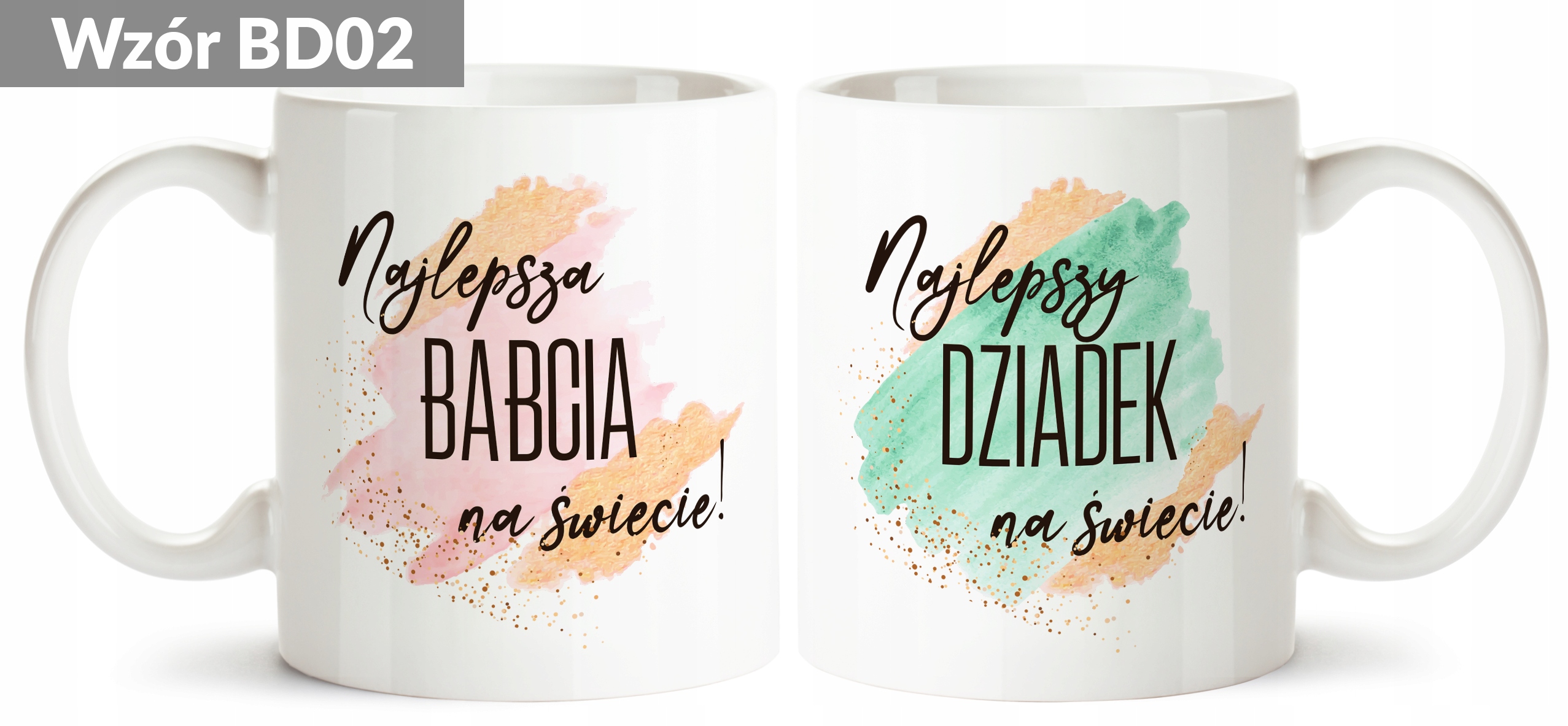 Zestaw Kubków Prezent Dla Babci i Dziadka Marka inna