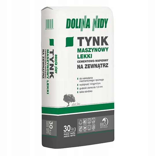 Dolina Nidy tynk LEKKI CEMENTOWO-WAPIENNY NA ZEWN