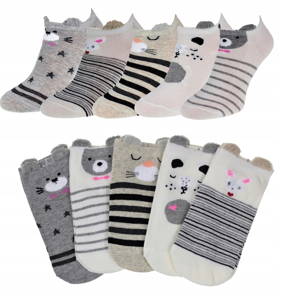 

5X Skarpety skarpetki damskie stopki roz.39-42