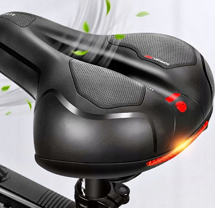 SIODEŁKO ROWEROWE SIODŁO SPORTOWE WENTYLACJA MIĘKKIE ANTYWSTRZĄSOWE PIANKA Kod producenta JC-011-BLACK