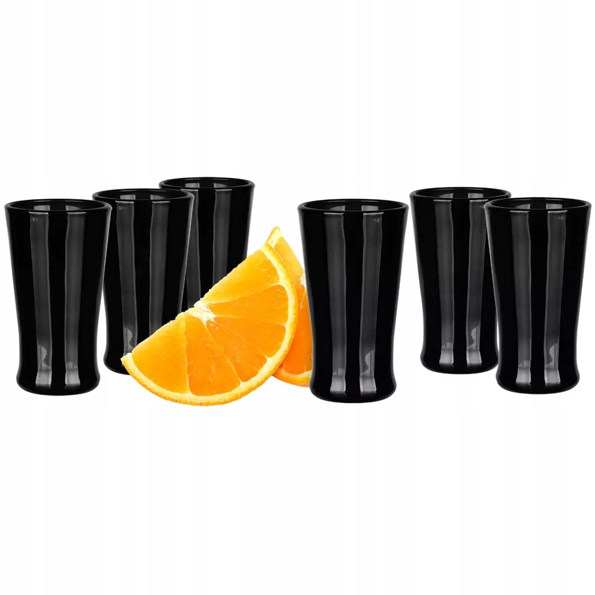 Kieliszki do wódki komplet 6szt. 25 ml Glasmark X CZARNE NA PREZENT